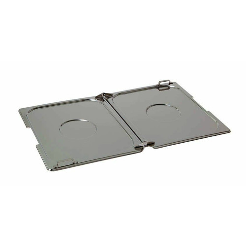 Rieber GastroNorm-Behälter GN 1/1 Scharnier-Flachdeckel mit Griff-Ausschnitt
