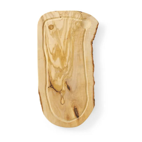 Hendi Schneidebrett aus Olivenholz, mit Rille 400 x 250 mm 