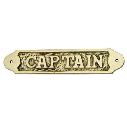 Sea Club Türschild Captain