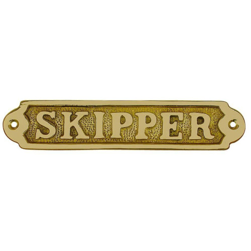 Sea Club Türschild Skipper