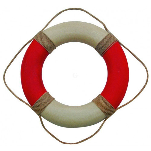 SeaClub Rettungsring rot/creme 49 cm