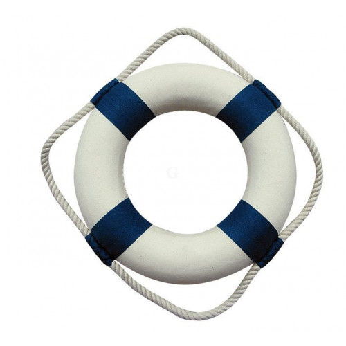 SeaClub Rettungsring blau/weiß 20 cm