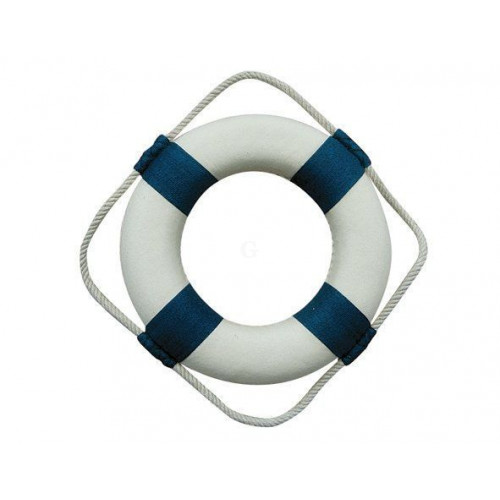 SeaClub Rettungsring blau/weiß 14 cm