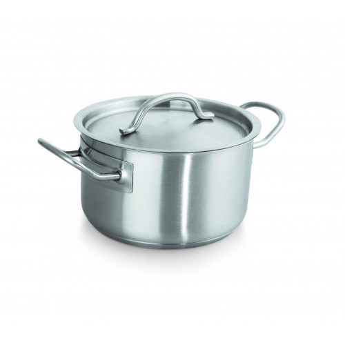 WAS Bratentopf mit Deckel Cookware 53 Ø 28 cm 8,5 Liter Chromnickelstahl