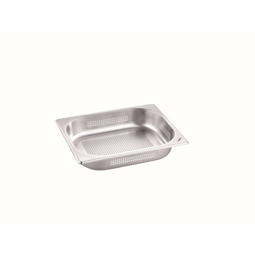 B.PRO Gastronorm-Kocheinsatz 5,5 Liter Edelstahl Gelocht GN 1/2-95 mm
