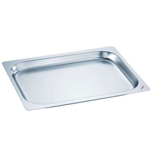 B.PRO Gastronorm Blech Schale Edelstahl verstärkte Ausführung-GN 1/1 (530 x 325 mm) -20 mm