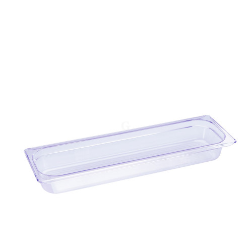 B.PRO Gastronorm-Behälter 5,3 Liter Polycarbonat GN 2/4-100 mm