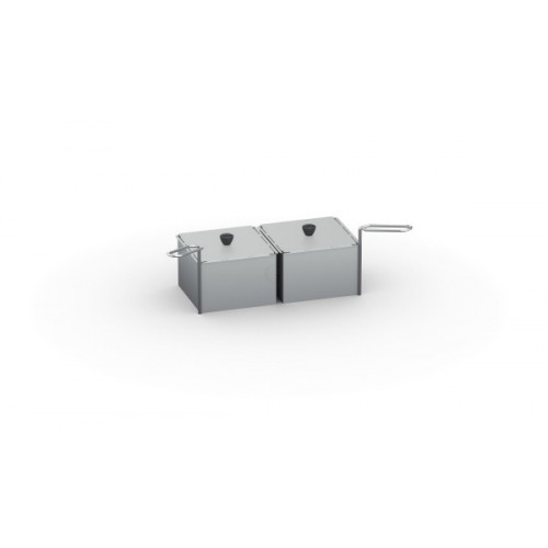 Rational iVario 2 Portionskörbe gelocht mit Rahmen für Typ 2-XS