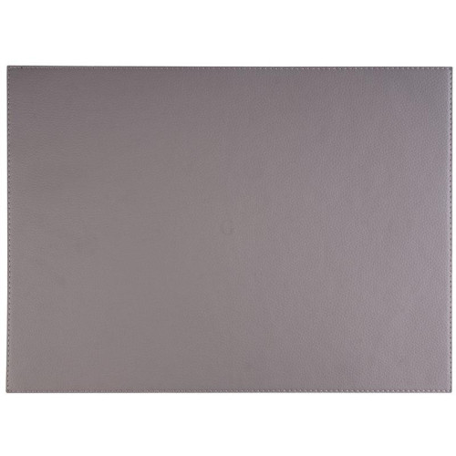 APS Tischset Kunstleder, grau