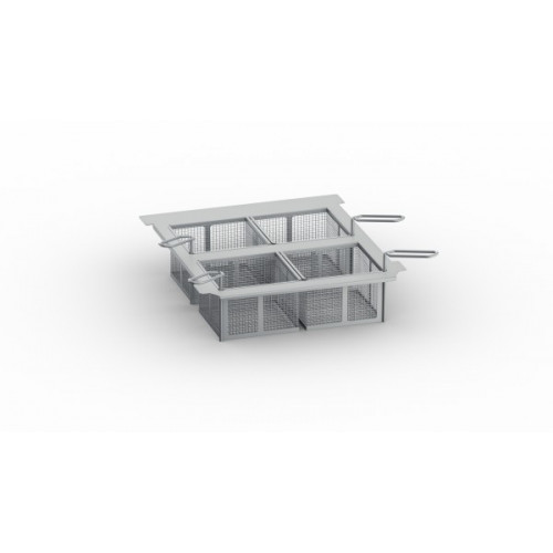 Rational iVario Portionskörbe zum Frittieren mit Rahmen für Typ 2-XS