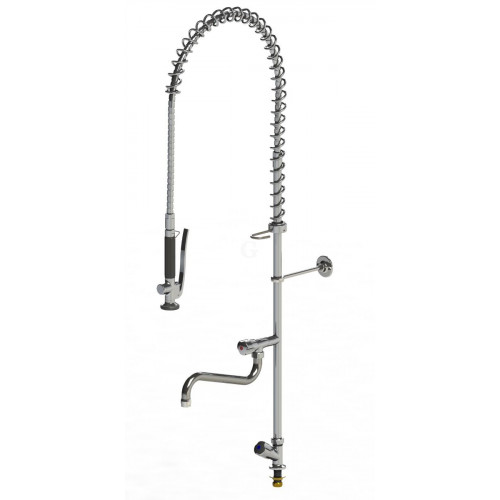 Echtermann CLASSIC CLEAN Standventil mit Schwenkauslauf, Schlauchlänge 1000mm LEED