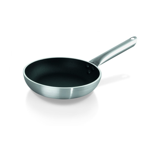 WAS Pfanne mit PTFE Antihaftbeschichtung Ø 24 cm Aluminium-Edelstahl