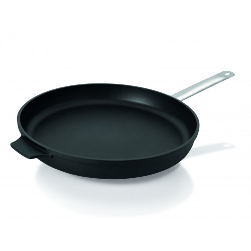 WAS Pfanne mit PTFE Antihaftbeschichtung Ø 40 cm Aluminium-Edelstahl