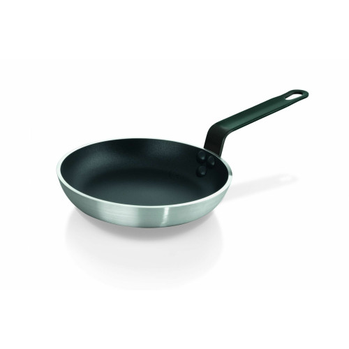 WAS Lyoneser Pfanne mit PTFE Antihaftbeschichtung Ø 24 cm Aluminium-Eisen