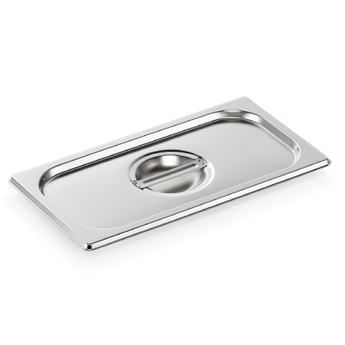 WAS 6 Stk. GN 75 Eco Deckel 1/3 Chromnickelstahl