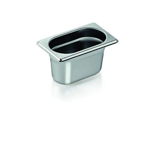 WAS 6 Stk. GN 75 Eco Behälter 1/9-150 mm Chromnickelstahl