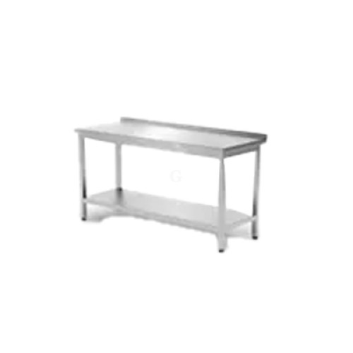 Hendi Budget Line Wandarbeitstisch mit einem Ablageboden - geschraubt, 1200x600x(H)850mm