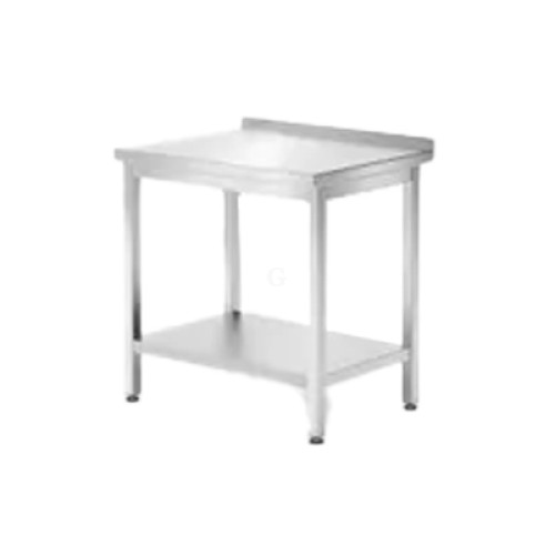 Hendi Budget Line Wandarbeitstisch mit einem Ablageboden - geschraubt, 800x600x(H)850mm