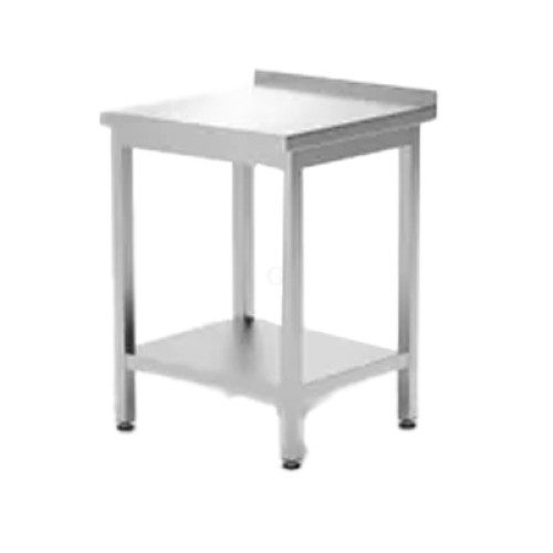 Hendi Budget Line Wandarbeitstisch mit einem Ablageboden - geschraubt, 600x600x(H)850mm