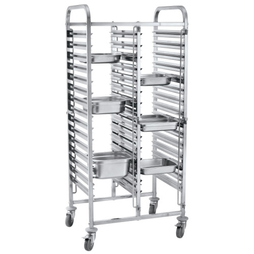 Hendi Transportwagen doppelt  - 30 x GN 1/1, 740x550x(H)940mm