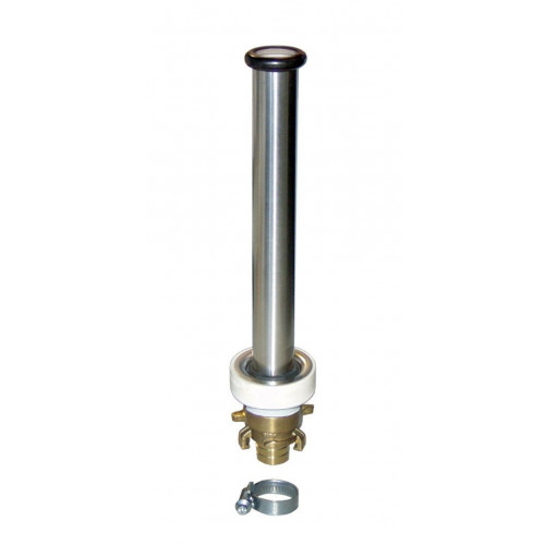 Hagola - Standrohrventil 1 1/4 "mit Standrohr Edelstahl poliert Zubehör