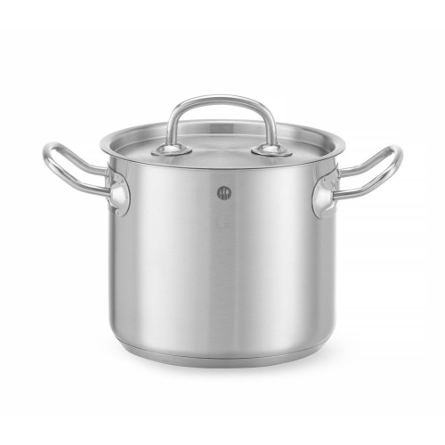Hendi Gemüsetopf - mit Deckel, Kitchen Line, 13,5 L, ø 280 x (H) 220 mm