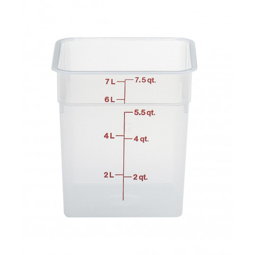 Cambro CamSquares® - Transparent Vorratsbehälter 7,6 Liter