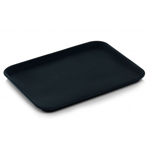 WAS GN Tablett 1/2 schwarz Polypropylen
