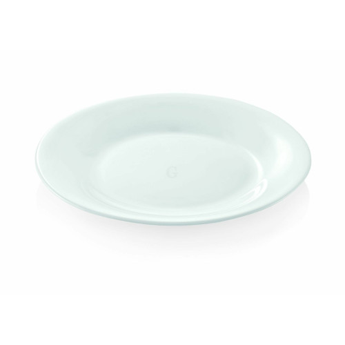 WAS Teller Uni flach Ø 25 cm, 6 Stk.  Opalglas