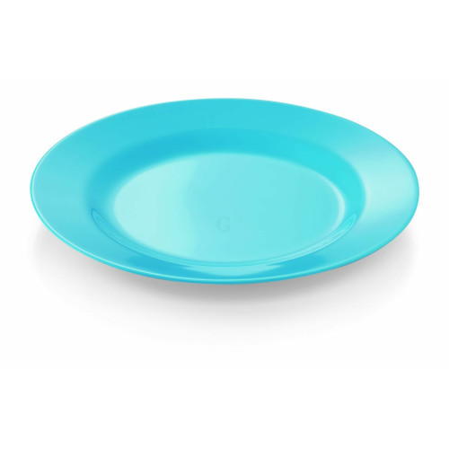 WAS Teller flach Ø 23 cm blau, 12 Stk. Melamin