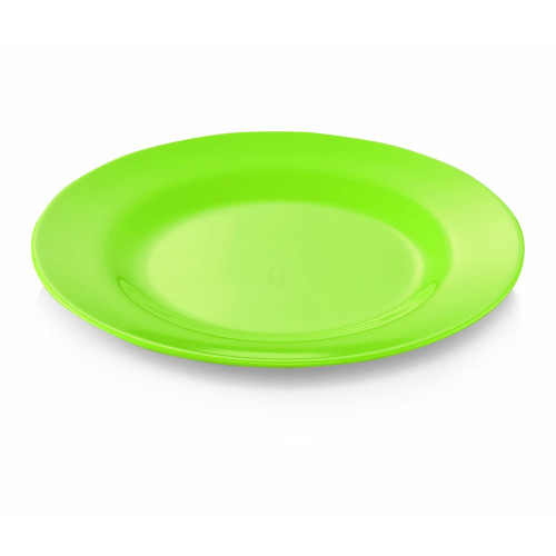 WAS Teller flach Ø 20 cm grün, 12 Stk.  Melamin