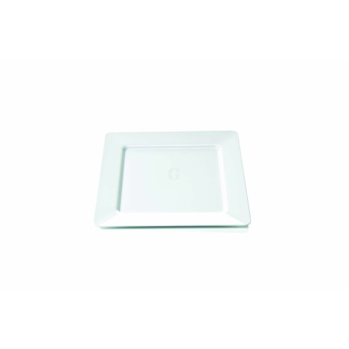 WAS Teller flach 28 x 28 cm, 12 Stk. Melamin