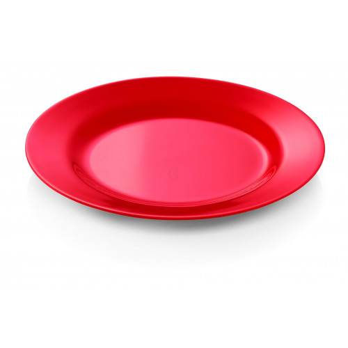 WAS Teller flach Ø 23 cm rot Melamin