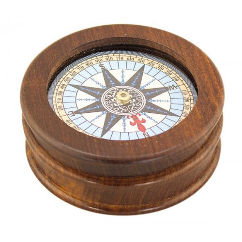 SeaClub Kompass mit Glas im Deckel 8,5 cm Hauptbild