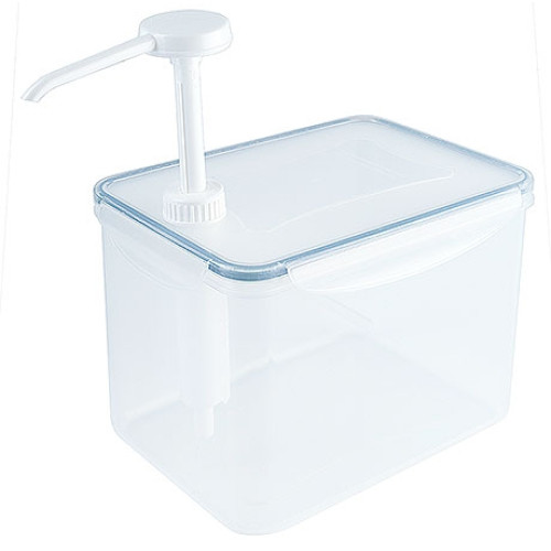 Contacto Dispenser, eckig mit Pumpe, 3,9l