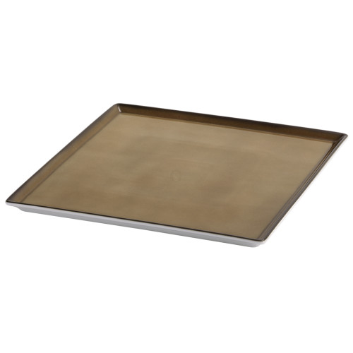 Frilich RAISER OAK Frischeplatte - Porzellanplatte, 330 x 330 mm caramel