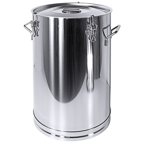 Behälter 3008 mit Deckel, Edelstahl 50 l