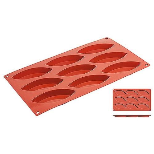 Contacto Silikon-Backmatte, Schiffchen 9 Formen