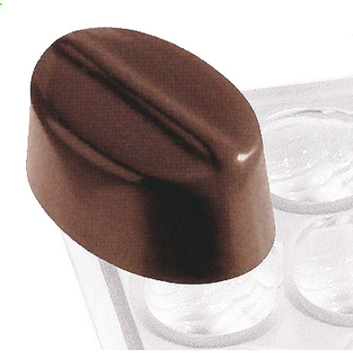 Contacto Pralinenform Oval mit Linie