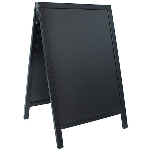Contacto Doppeltafel klein, schwarz