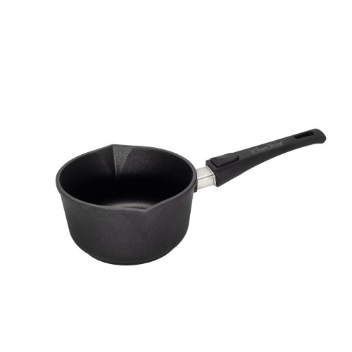 SARO Eurolux Premium Stieltopf mit Ausgießer Ø 18 cm, abnehmbarer Griff