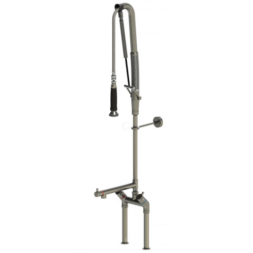 Echtermann TOP CLEAN Zweigriffmischbatterie mit Schwenkauslauf A=150 mm, 1000mm LEED