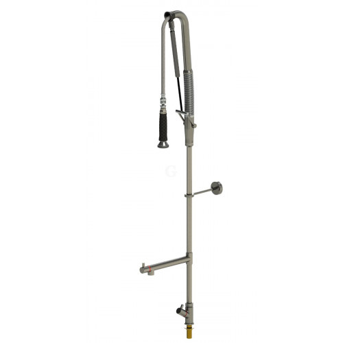 Echtermann TOP CLEAN Geschirrspülbrause Standventil mit Premium-Schwenkventil, 1000 mm