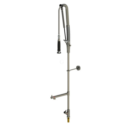 Echtermann TOP CLEAN Geschirrspülbrause Standventil mit Premium-Schwenkventil, 800 mm