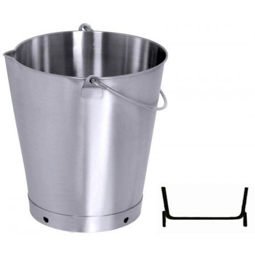 Contacto Eimer, gebördelter Rand, 12 l