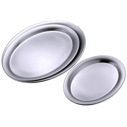 Contacto Serviertablett, oval, matt, 200 mm