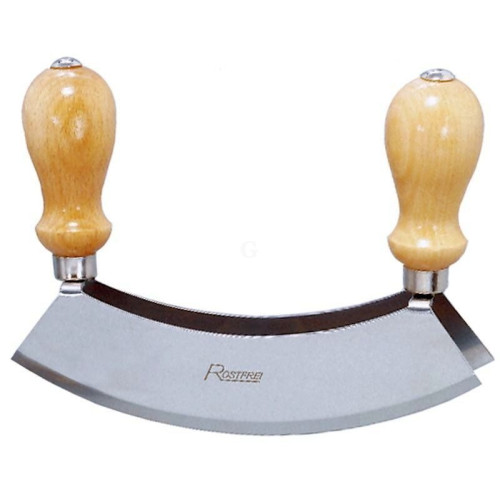 Contacto Doppel-Wiegemesser, Holzgriffe