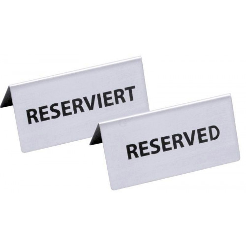 Contacto Tischschild, seidenmatt, RESERVIERT
