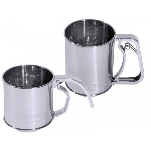 Contacto Einhand-Drücksieb, 3 Siebebenen, 0,5 l