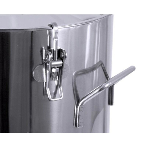 Contacto Behälter 3008 mit Deckel, Edelstahl, 20 l